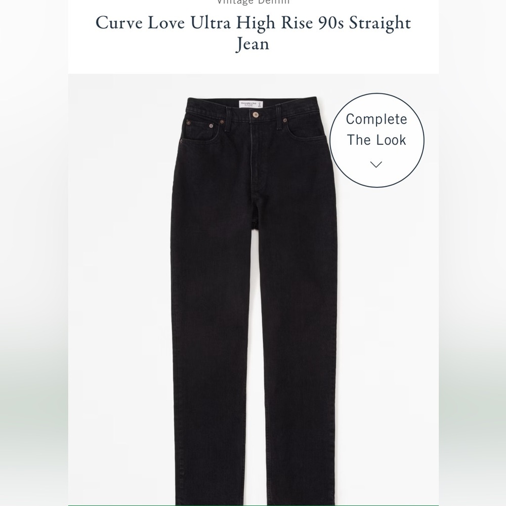 Curve Love Ultra High Rise 90s Straight Jean